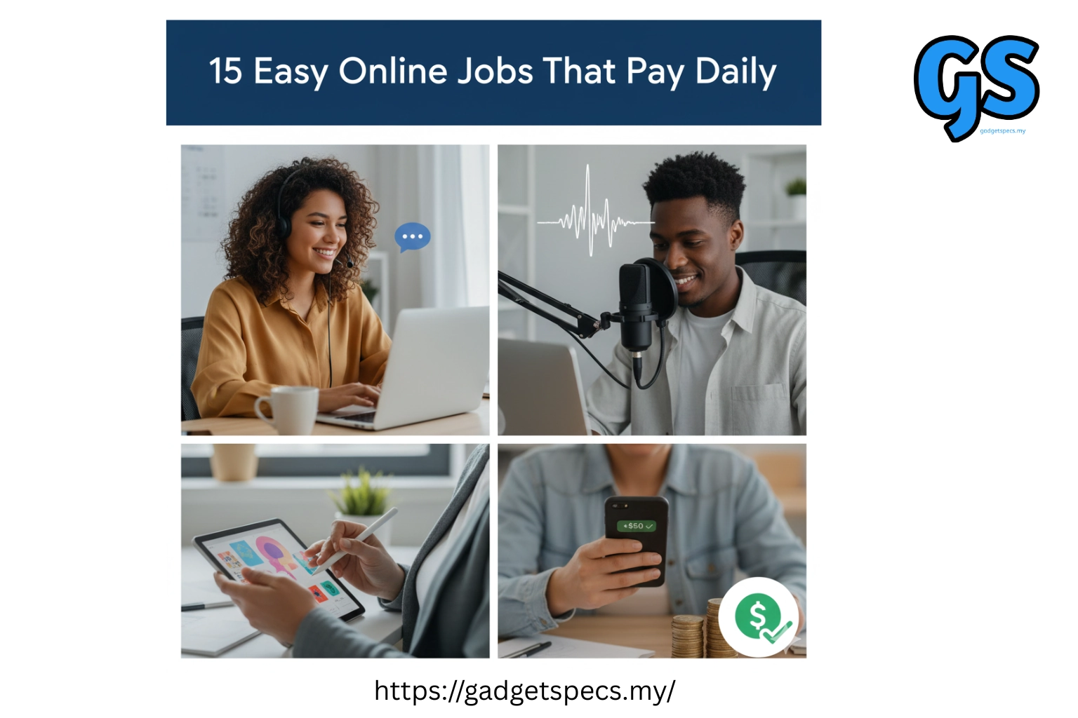 15 Easy Online Jobs That Pay You Daily