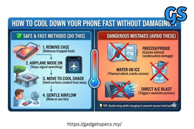 How to Cool Down Your Phone FAST Without Damaging It in Malaysia