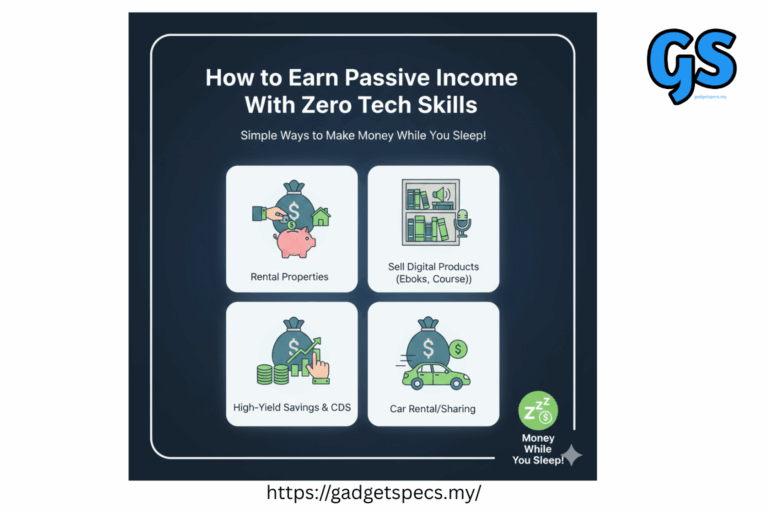 How to Earn Passive Income With Zero Tech Skills