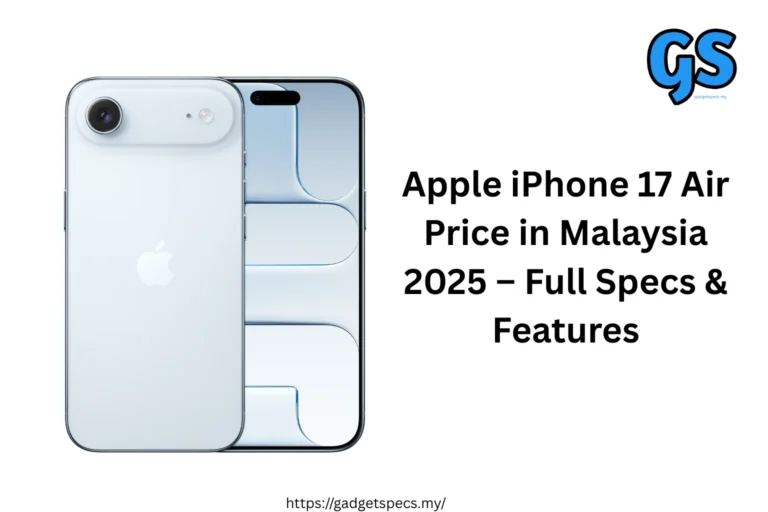 Apple iPhone 17 Air Price in Malaysia 2025 – Full Specs & Features