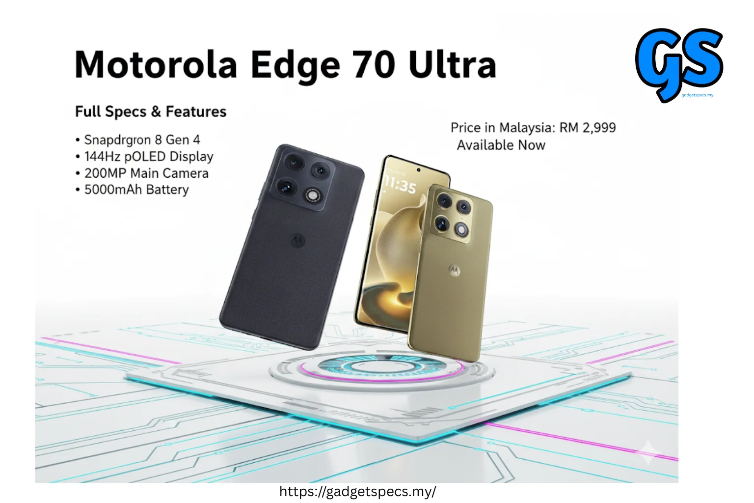 Motorola Edge 70 Ultra Price in Malaysia Full Specs & Features