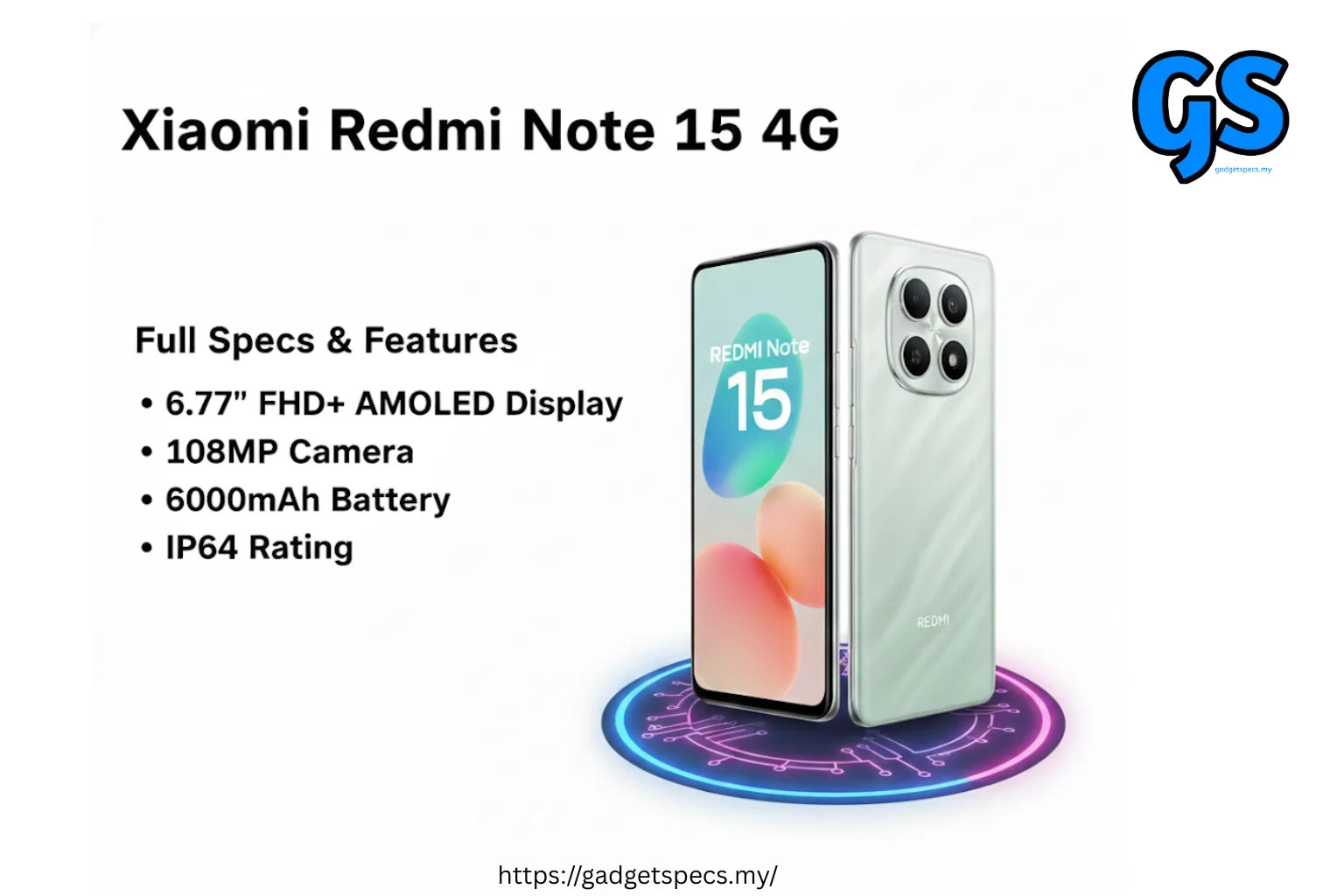 Xiaomi Redmi Note 15 4G Price in Malaysia