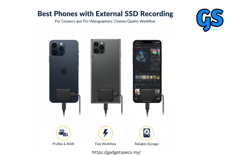 Best Phones with External SSD Recording